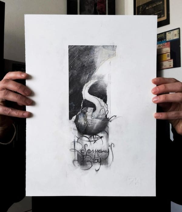 Disegni per tatuaggi 13 Illustrazione di Marco Draisci: Rosemary Baby disegno in vendita